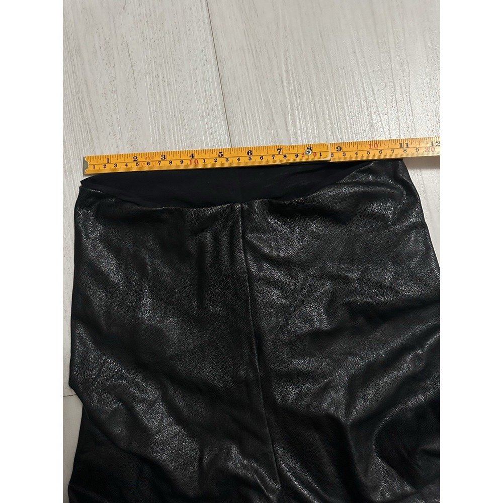 Commando Perfect Control Faux Leather Leggings High Rise Size S Black - Picture 7 of 8